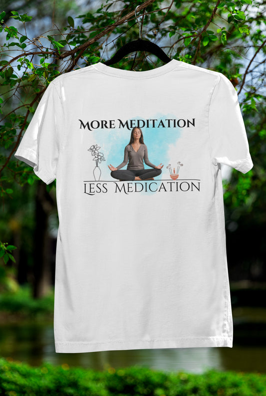 More meditation less medication