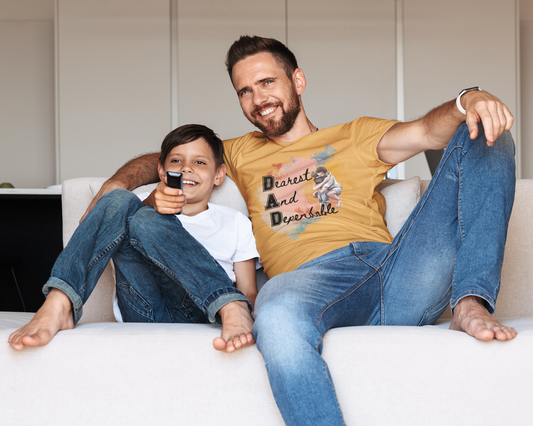 Dad Dearest and Dependable Unisex Tee